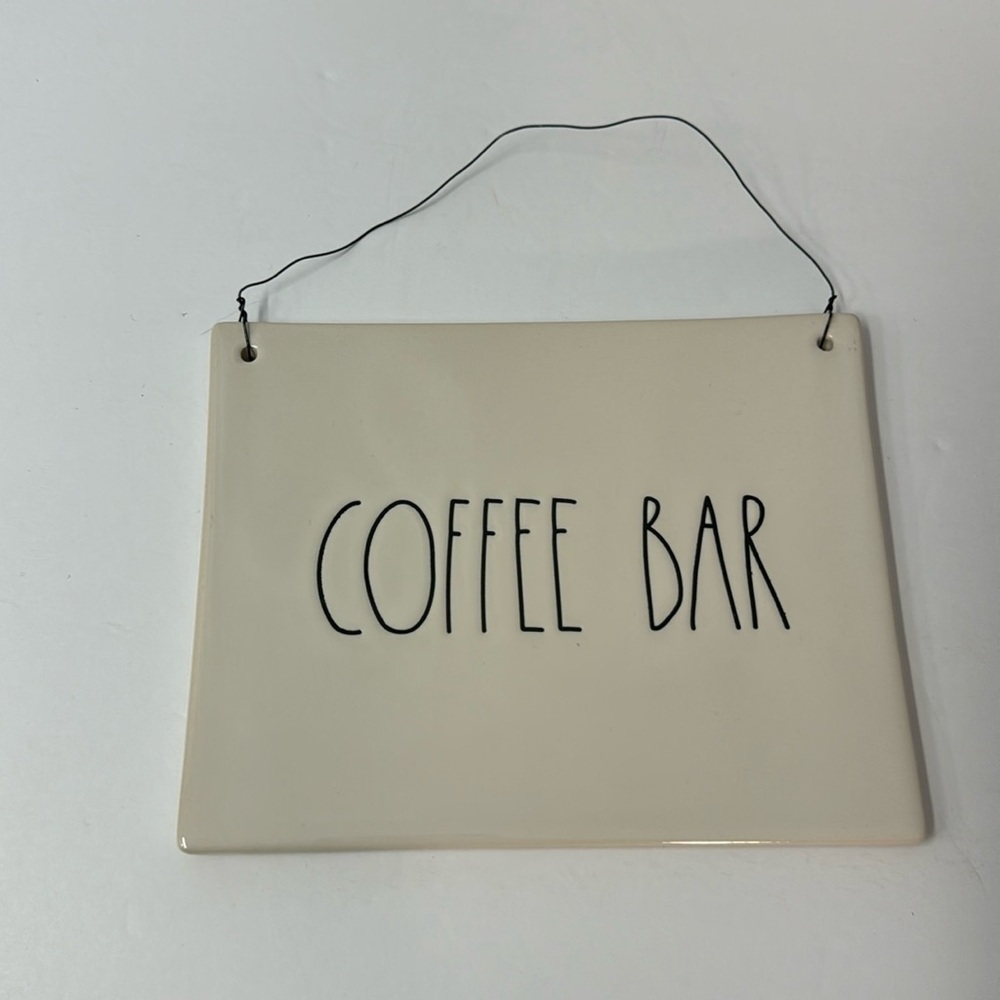 Rae Dunn | Coffee Bar Sign | Ceramic